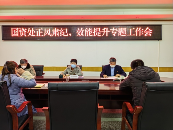 国资处召开正风肃纪、效能提升专题工作会