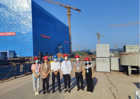 建环学院郭莉梅院长一行赴新校区考察调研
